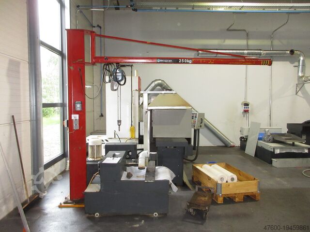 Saeulenschwenkkran Schwenkkran Kettenzug Demag KBK Kran Drehkran Hallenkran L 3m Demag KBK1 250Kg + Demag PK Kettenzug