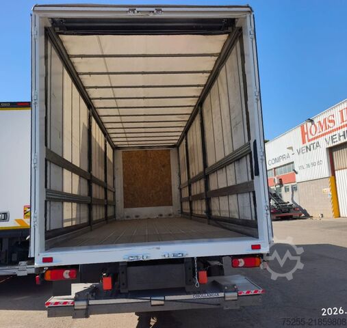 Flatbed truck with tarp DAF 18.290 LF EURO 6