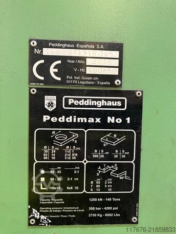 Section steel shear PEDDINGHAUS Peddimax No 1.