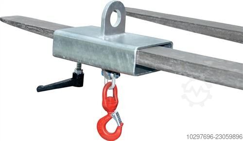 Load hook, load capacity 1000 kg, silver - 1 piece  