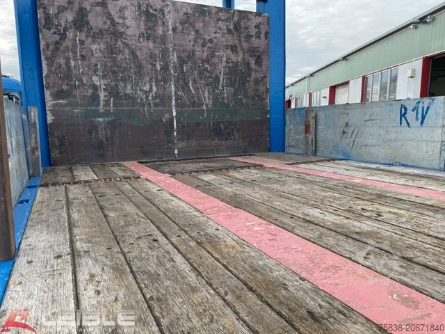 Low loader semitrailer MEUSBURGER MPS-3*Plateau*ausziehbar 4m*§70*3. Achse gelenkt