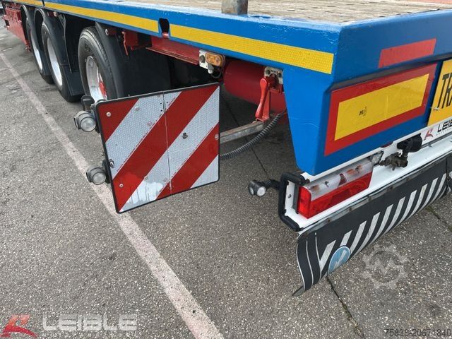 Low loader semitrailer MEUSBURGER MPS-3*Plateau*ausziehbar 4m*§70*3. Achse gelenkt