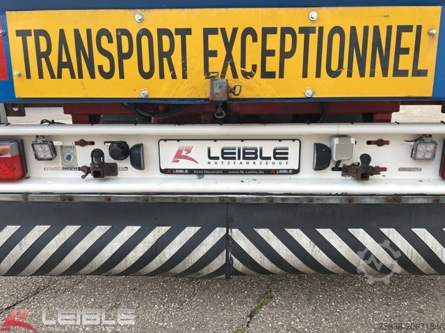 Low loader semitrailer MEUSBURGER MPS-3*Plateau*ausziehbar 4m*§70*3. Achse gelenkt