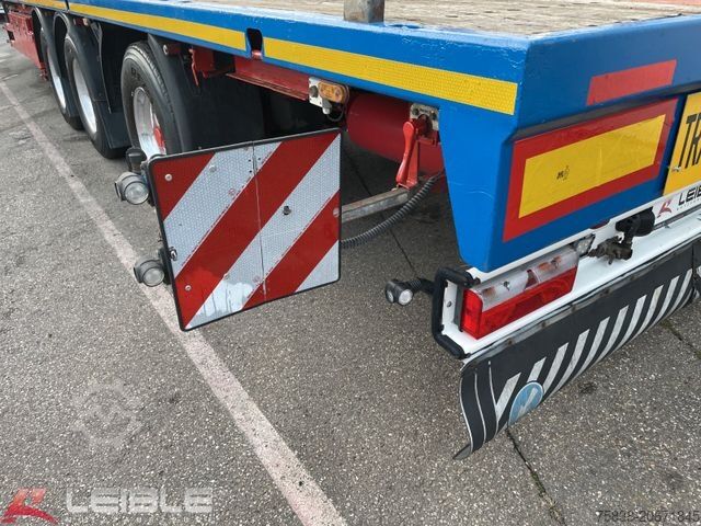 Semitrailer MEUSBURGER MPS-3*Plateau*ausziehbar 4m*ยง70*3. Achse gelenkt