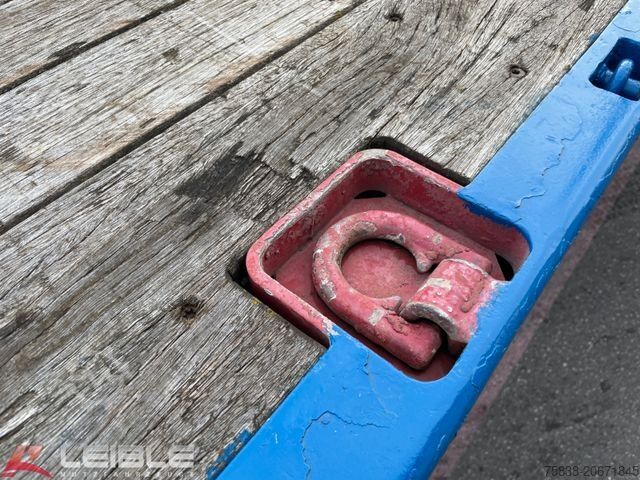 Semitrailer MEUSBURGER MPS-3*Plateau*ausziehbar 4m*ยง70*3. Achse gelenkt