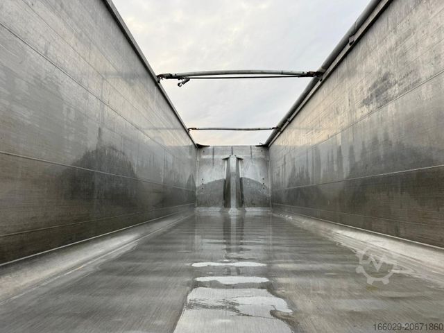 Tipper semitrailer BENALU Bulkliner 95 Alu Kippmulde 50  51,5m³