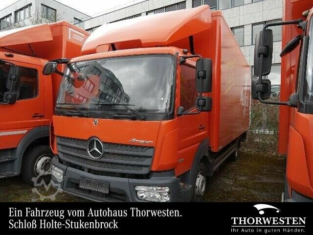 Box van Mercedes-Benz Atego 816 4x2 Automatik Koffer LBW / IM VORLAUF