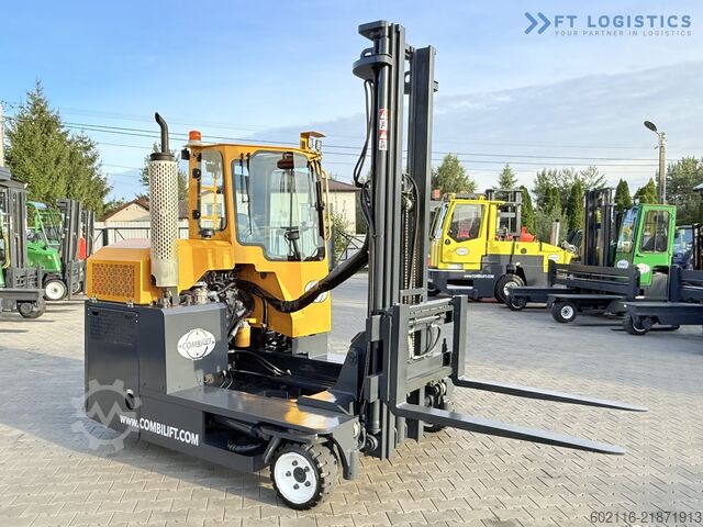 4-way forklift Combilift C3000 GAS DUPLEX 4500 FREE LIFT CABIN