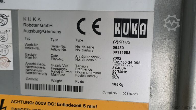 Industrial robot KUKA KR 240-2 2000