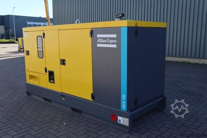 Generator set Atlas Copco QES 105 JD S3A ESF Valid inspection, *Guarantee! D