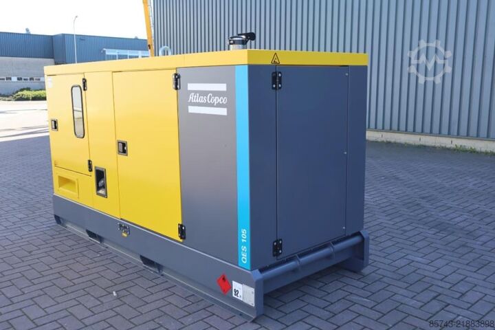 Generator set Atlas Copco QES 105 JD S3A ESF Valid inspection, *Guarantee! D