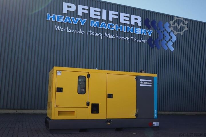 Generator set Atlas Copco QES 105 JD S3A ESF Valid inspection, *Guarantee! D