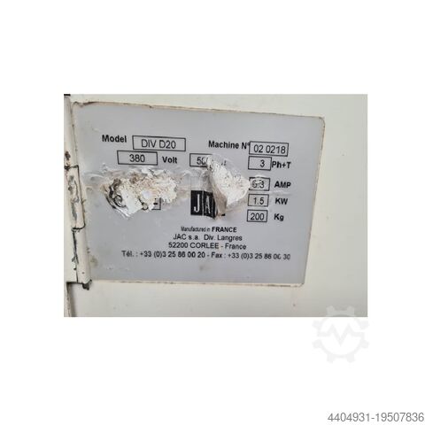 Used semi-automatic round divider JAC, 20 divisions  6317712