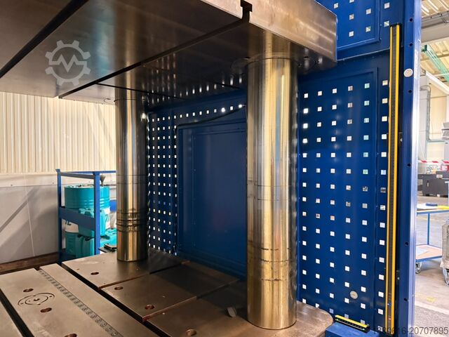 Tryout hydraulic press 500 t Hidroliksan HCFP