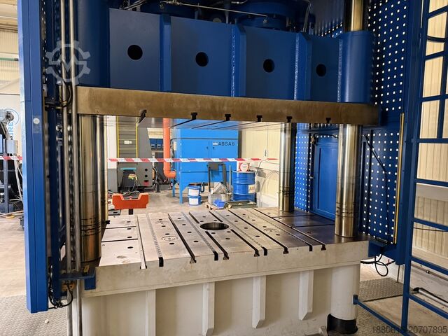 Tryout hydraulic press 500 t Hidroliksan HCFP