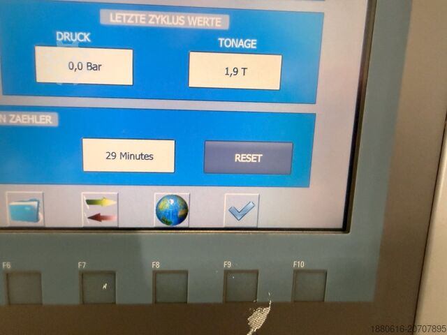 Tryout hydraulic press 500 t Hidroliksan HCFP