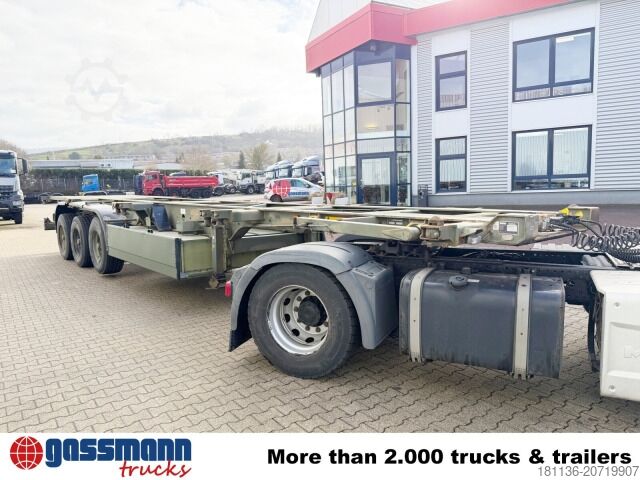 Auflieger-Wechselfahrgestell Doll U-74.0 3-Achs Containerchassis, 2x20/20/30/40ft,