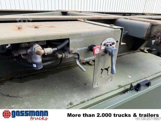 Auflieger-Wechselfahrgestell Doll U-74.0 3-Achs Containerchassis, 2x20/20/30/40ft,