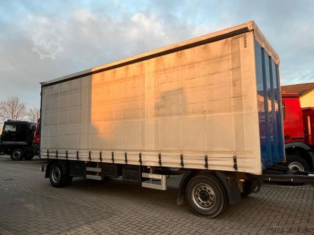 Open trailer with tarp  Pritschenanhänger DS 18 Planenanhänger