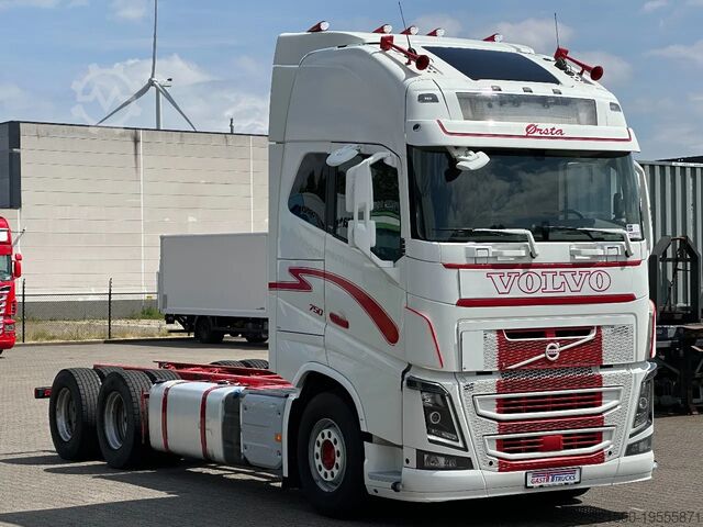 Fahrgestell mit Fahrerhaus Volvo FH 16.750 6x4 Globe XL Chassis Retarder 4.30 Wb...