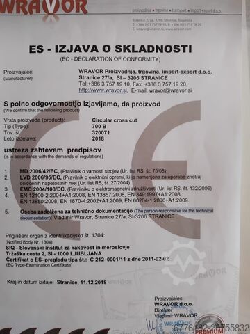 Vollständiges Sägewerk (stationär) Wravor 700B