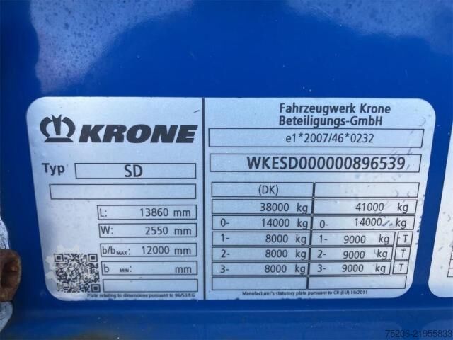 Semitrailer Krone Profi Liner Standard