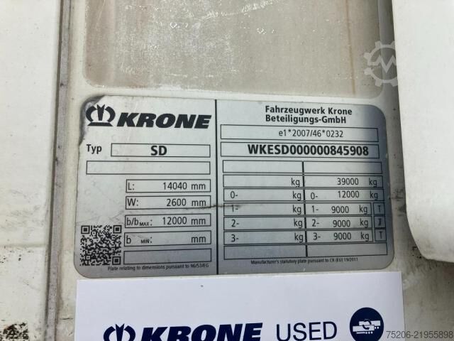 Reefer semitrailer Krone Cool Liner Duoplex Steel Standard