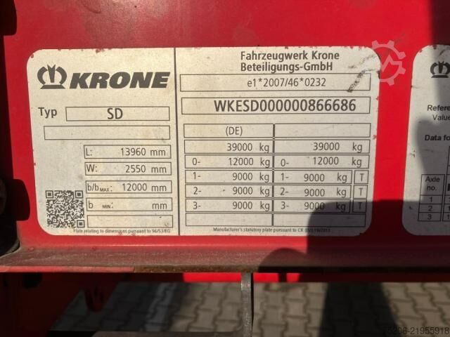 Auflieger Krone Paper Liner