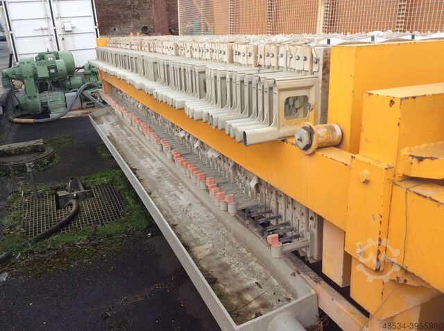 Chamber filter press filterpress  800/80 Netzsch Filterpresse Netzsch 800 /80
