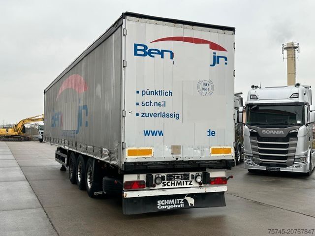 Auflieger mit Pritsche & Plane SCHMITZ CARGOBULL SO1 * 2XLIFT * SAF * TAUTLINER * EDSCHA * TÜV *