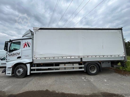 LKW mit Pritsche & Plane MERCEDES-BENZ ACTROS 1833 4X2, SCHIEBEPLANE, LADEBORDWAND, EDSCHA-VERDECK,