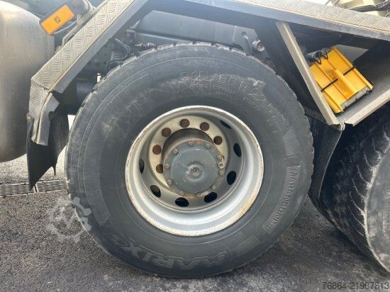 Dreiseitenkipper LKW MERCEDES-BENZ AROCS 4151, 8X4 MEILLER-GESTEINSKIPPER, EURO 6, BORDMATIK, RETARDER, BLATT-BLATT