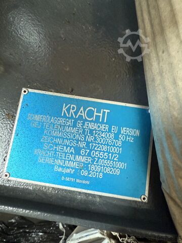 Lubricating oil unit KRACHT Z.0055510001
