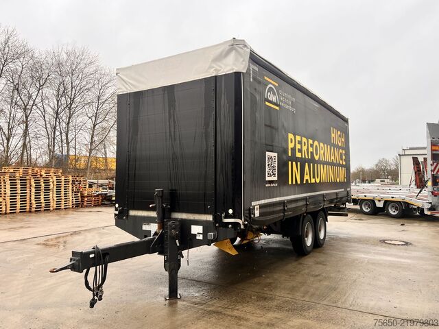 Open trailer with tarp Fliegl TPS135  13,5 t Tandemplanenanhänger, neuwertig