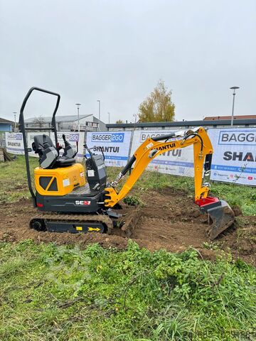 Minibagger SHANTUI SE12 1,2t Kubota Sany Sunward