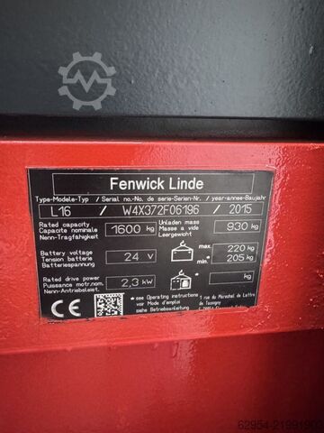 Hochhubwagen Linde L 16 i