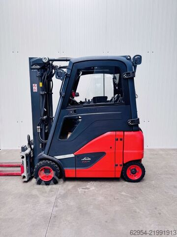 Electric 4-wheel forklift Linde E 20 PH-02 EVO Triplex Kabine ZVG