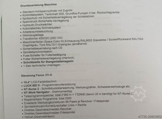 CNC-Dreh- und Fräszentrum NAKAMURA TOME NTJX