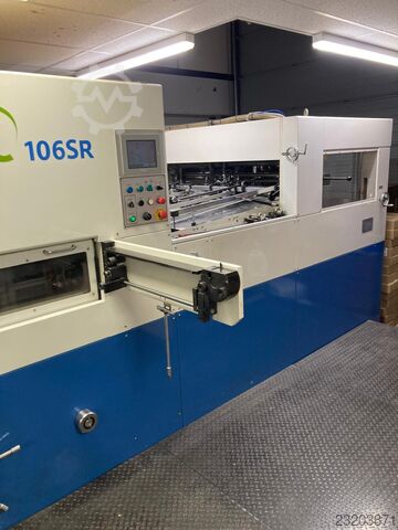 Automatic flatbed die cutter + stripping Young Shin Revotec 106 SR