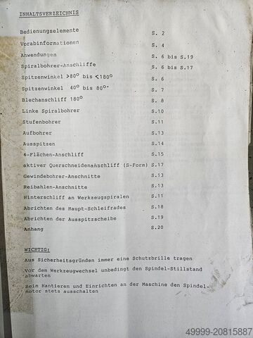 Bohrerschleifmaschine FARMAN FC-80N (4mm - 80mm)