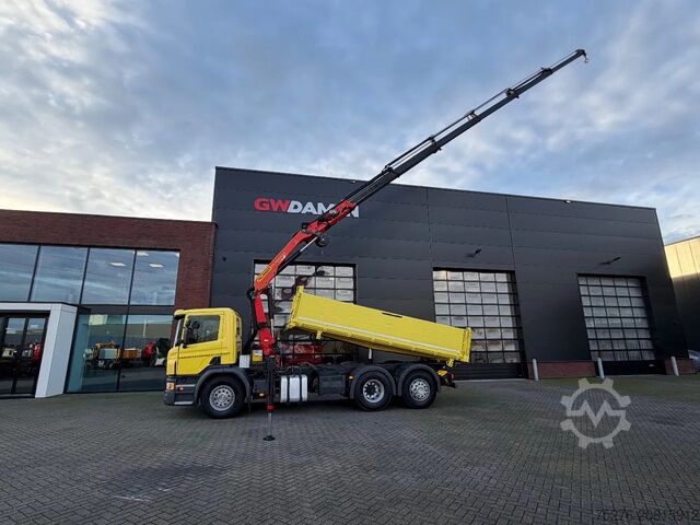 3-Seiten-Kipper Scania P360 6x2 3 zijdige Kipper/ Palfinger PK 18002-E...