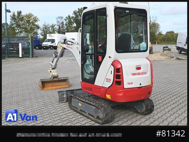 Customized van TAKEUCHI Takeuchi TB216 V2 Minibagger, Schnellwechsler