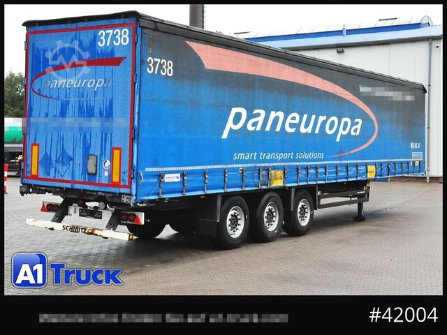 Open semitrailer with tarp SCHMITZ SD Tautliner, Code XL, Coil,  Bahn, verzinkt