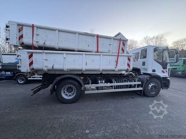 Abrollkipper iveco Euro Cargo 180E32 4x2 Abrollkipper Teleskoparm