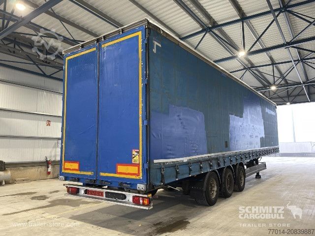 Auflieger mit Pritsche & Plane Berger Curtainsider Mega