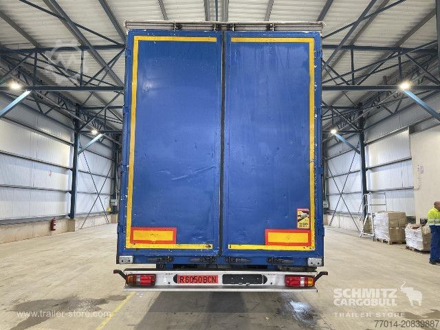 Auflieger mit Pritsche & Plane Berger Curtainsider Mega