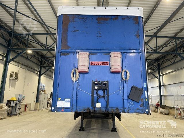 Auflieger mit Pritsche & Plane Berger Curtainsider Mega