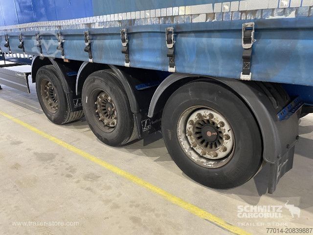 Auflieger mit Pritsche & Plane Berger Curtainsider Mega