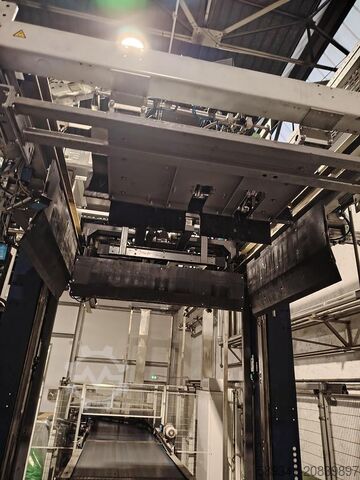 KRONES Pressant Universal Lagen-Depalettierer / Austragemodul – BEHÄLTERABSCHIEBER 1 Krones AG Pressant