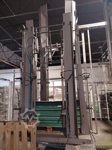 KRONES Pressant Universal Lagen-Depalettierer / Austragemodul – BEHÄLTERABSCHIEBER 1 Krones AG Pressant